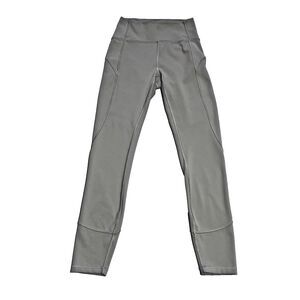 lululemon Womens Leggings Light Grey Inseam 25" Size 6